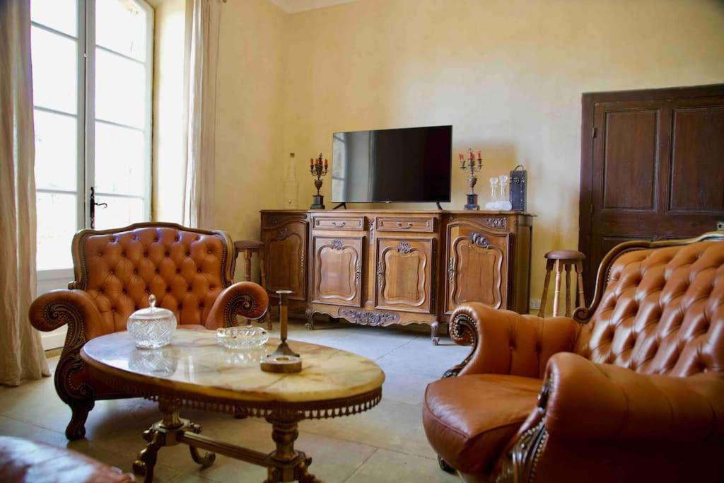 Chambres D'Hotes B&B - Chateau De Sienne Proche Avignon Orange Piscine Riviere Chusclan 외부 사진